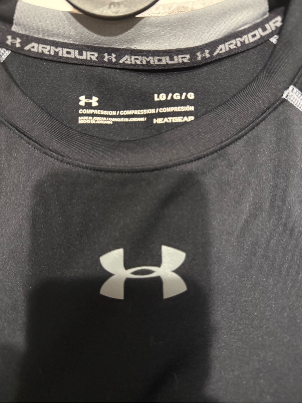 Under Armour Black HeatGear Compression Short Sleeve Shirt
